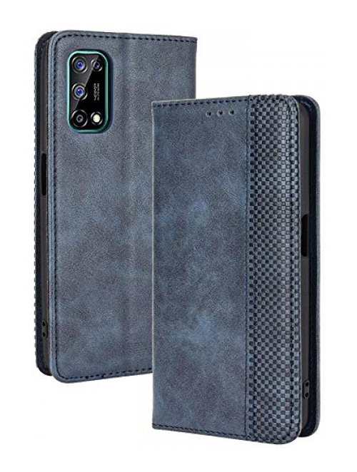 TANYO Blau Kunstleder Handyhülle für Realme 7 5G Handyhülle24