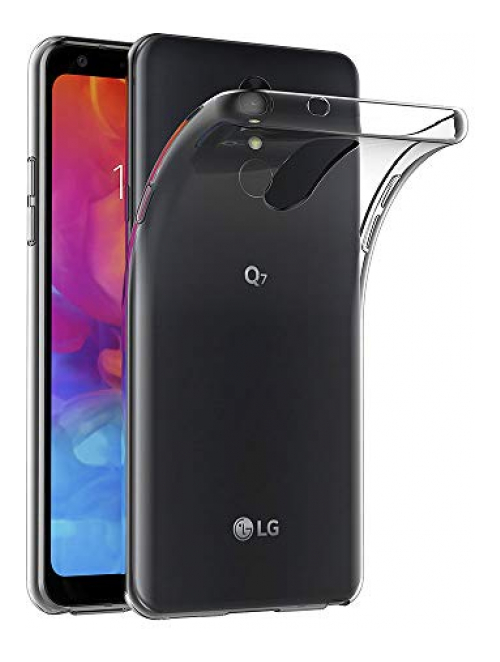 AICEK Transparent TPU Handyhülle für LG Q70 Handyhülle24