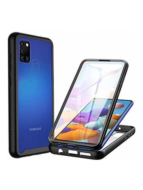 CENHUFO Schwarz TPU Handyhülle für Samsung Galaxy A21s Handyhülle24