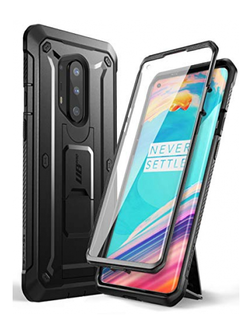 SupCase Schwarz Kunststoff Handyhülle für OnePlus 8 Handyhülle24