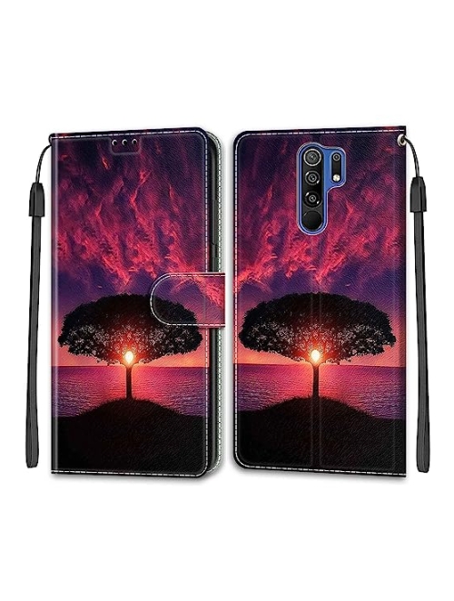 SIENIANLINE pic:19 Kunstleder Handyhülle für Xiaomi Poco M2 Handyhülle24
