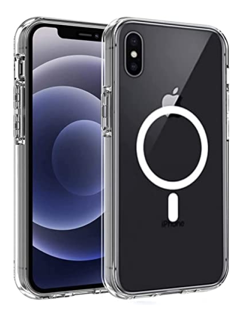 S. Dawezo Transparent Silikon Handyhülle für Apple iPhone XS Handyhülle24