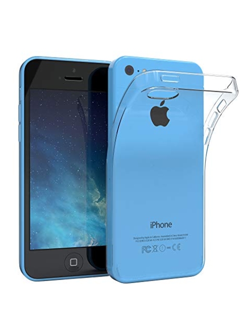 EAZY CASE Transparent TPU Handyhülle für Apple iPhone 5c Handyhülle24