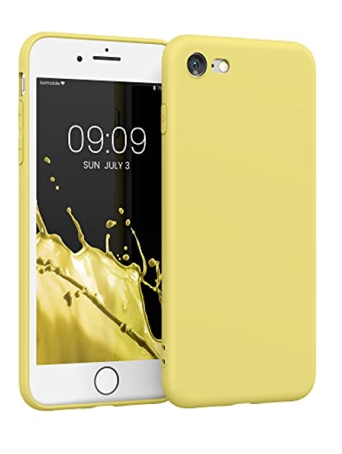 kwmobile gelb matt TPU Handyhülle für Apple iPhone 8 Handyhülle24