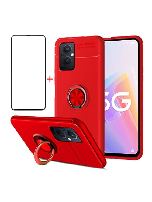 AKABEILA Rot Silikon Handyhülle für Oppo K9s Handyhülle24