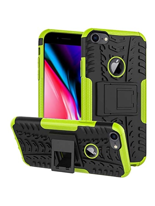 Verco Grün Kunststoff Handyhülle für Apple iPhone 8 Plus Handyhülle24